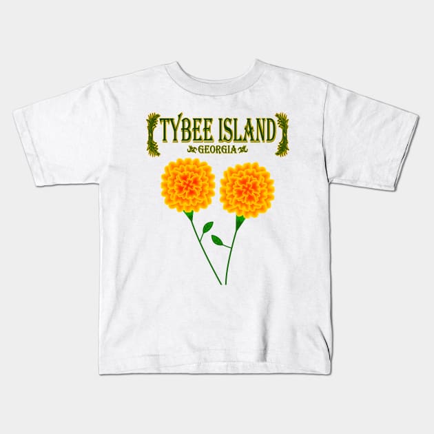 Tybee Island Georgia Kids T-Shirt by MoMido